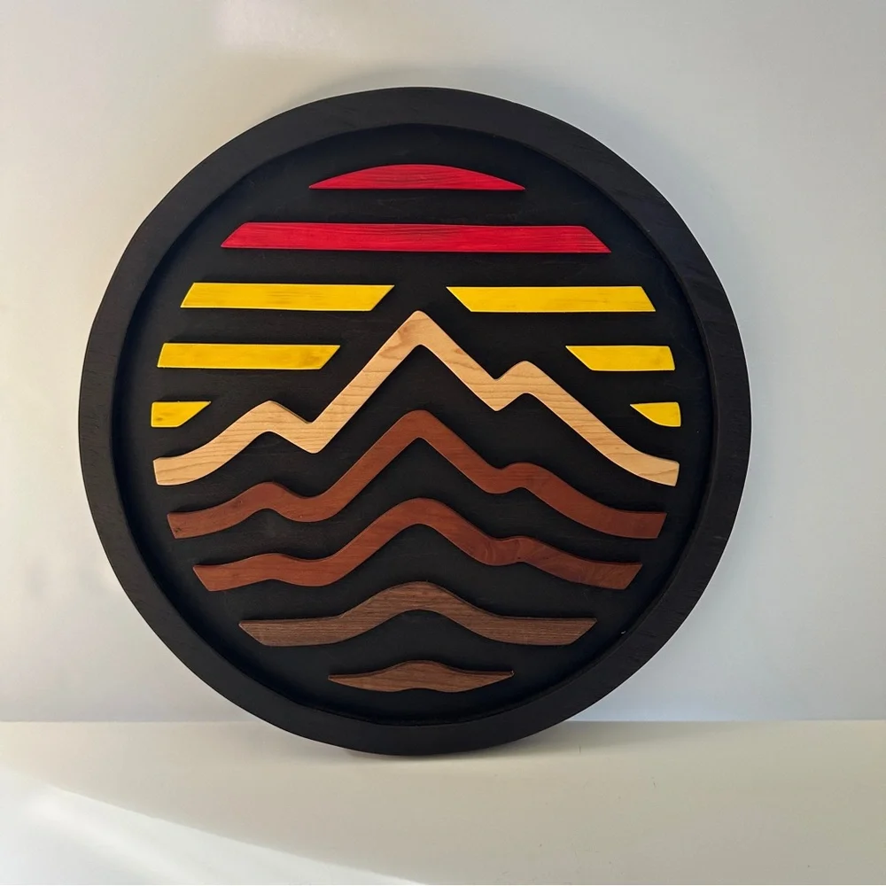 NEW Wood Mountain Wall Sign